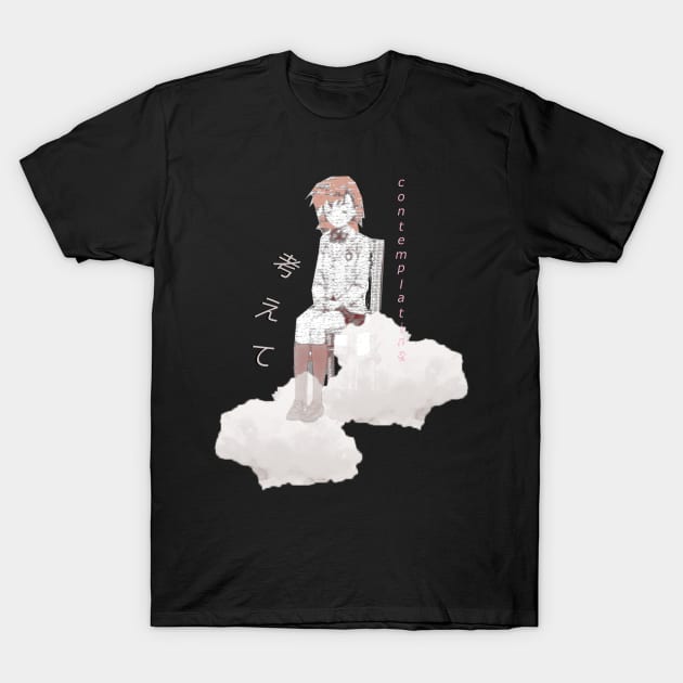 A Certain Scientific Railgun T ''CONTEMPLATING'' V3 T-Shirt by riventis66